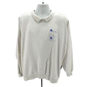 Vintage Cottontops Vail Ski School Collared Long Sleeve Pullover Shirt Adult XL